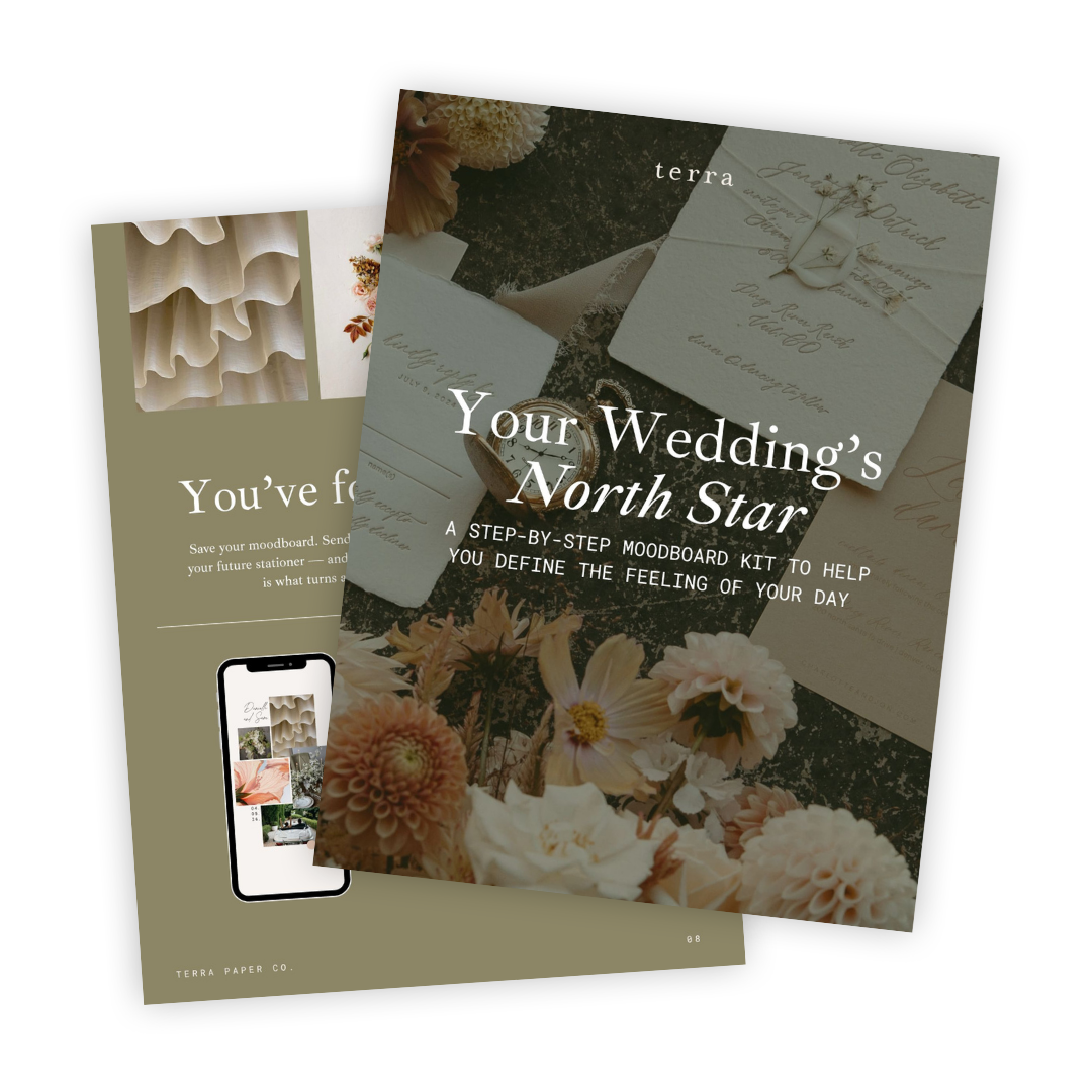 Free wedding moodboard kit PDF that outlines how to make your own